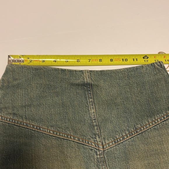 Mango Ruffled Insert Jean Skirt - Women’s Size 2 - Picture 9 of 11